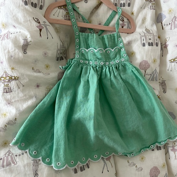 Stella McCartney Green Kids Dress - cruiseboatoman.com